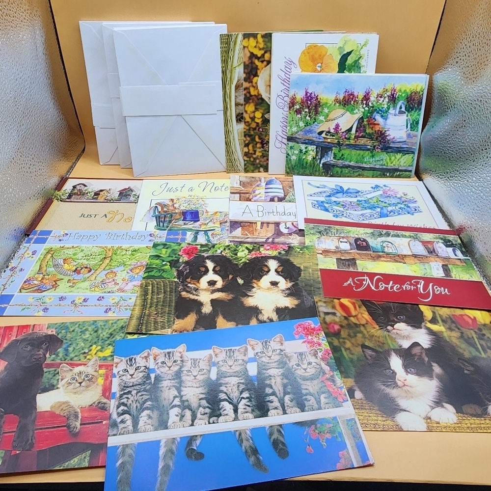 29 Greeting Cards Mixed Lot Birthday Just a Note Friends - Picture 1 of 3